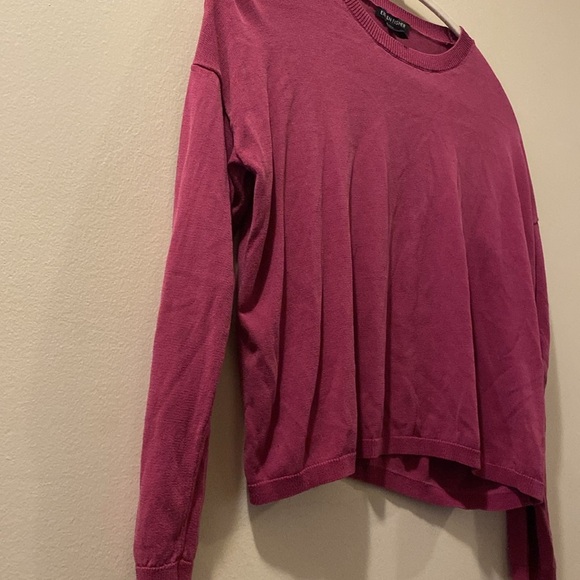 Eileen Fisher Women's magenta Long Sleeve lightweight sweater - small - Picture 4 of 5